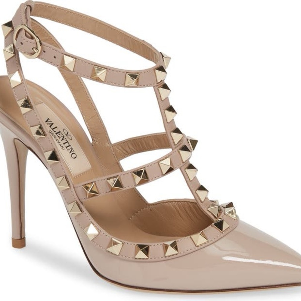 Valentino “Rockstud T Strap” pump